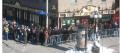 Line up for the Heart and Crown at 11:00 AM